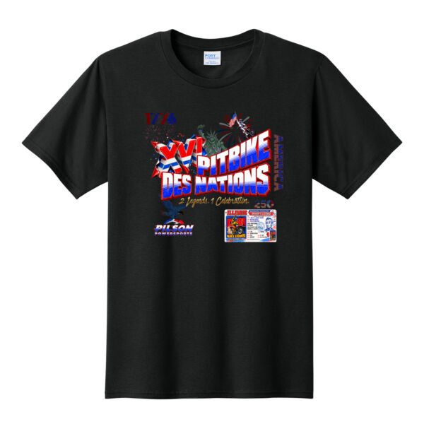 Pitbike Des Nations - Front & Back Print on a - Fan Favorite Tee Thumbnail
